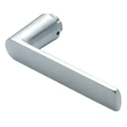 Los Angeles - Rączka klamki z mosiądzu, satynowy