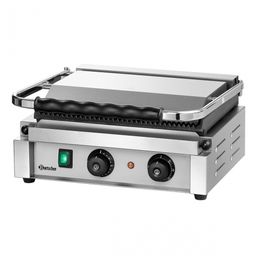 Bartscher Grill kontaktowy Panini-T 1R góra/dół ryflowane