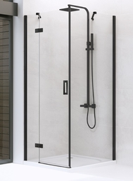 New Trendy New Renoma Black kabina kwadratowa 90x90x195cm