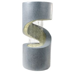 Fontanna zewnętrzna LED zakręcona