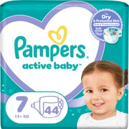 Pampers Active Baby 7 (15+ kg), pieluchy, 44