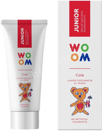 WOOM Junior Cola Naturalna pasta do zębów