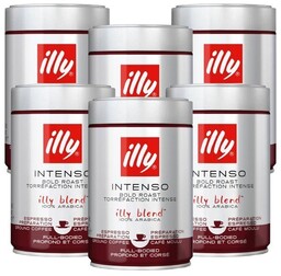 6x illy Espresso Black 250g - kawa mielona