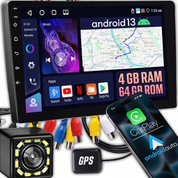 Radio Samochodowe Android 13 2 Din CarPlay Android