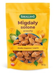 BAKALLAND Migdały solone (90 g)