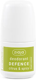 Ziaja Deodorant Defence Citrus&Spicy, dezodorant roll-on, 60 ml