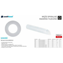 CELLFAST WĄŻ SSAWNO-TŁOCZNY DO POMP 32mm x 25mb