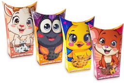 Marioinex Mini Waffle Pocket Pets 4-pak koziołek, pająk,