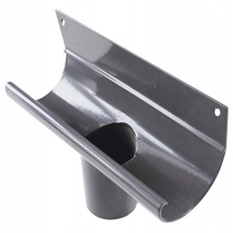 Lej spustowy do rynny Renoplast R50 Szary
