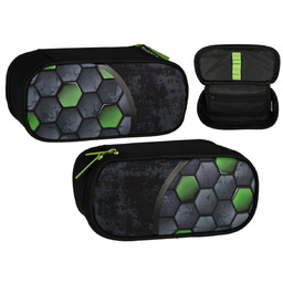 Piórnik saszetka, dla chłopca, Starpak, piłka nożna, czarny