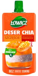 Łowicz Deser chia, brzoskwinia marakuja, 120 g