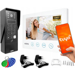 Wideodomofon Ip Eura Videodomofon WiFi Breloki Telefon