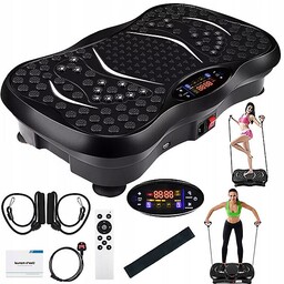 Platforma Wibracyjna Wibrująca Treningowa Masażer Z Pilotem