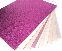 Papier ozdobny GALERIA PAPIERU Mix różowe tonacje 210-250g/m2