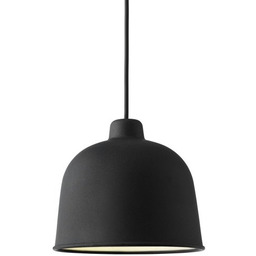 Muuto GRAIN Lampa Wisząca 21 cm Czarna