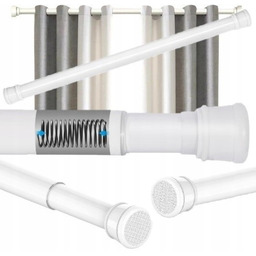 Karnisz Teleskopowy Drążek Rozporowy Prysznicowy Bezinwazyjny 160-300cm