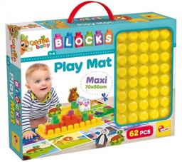 Carotina baby BLOCKS Mata edukacyjna 70x50cm z klockami