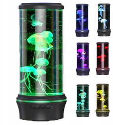 Duża Lampka Lawa Lampa Lava z Meduzami Lampa