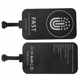 Adapter Qi Odbiornik Ładowania Indukcyjnego Usb-c Typu C