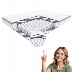 Materac 120x200 sprężynowy kieszeniowy antyalergiczny Hilding Cha-cha Tn
