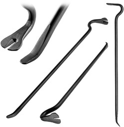 Łom wygięty Bazzari 90cm