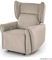 Fotel wypoczynkowy rozkładany elektrycznie GELATO Halmar Beżowy
