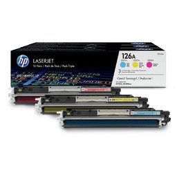 Toner Hp 126A CF341A Cmy CP1025 3pak 3