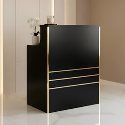 Recepcja fryzjerska lakierowana Alexa 80 cm kosmetyczna