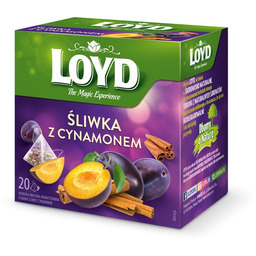 Herbata owocowa Loyd Śliwka z cynamonem 20x2g