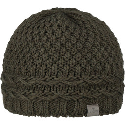 Czapka Beanie z Podszewką Pinea by Lierys, oliwkowy,