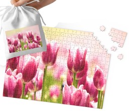 Puzzle Tradycyjne - Piękne Widoki Kwiaty Wzory Prezent