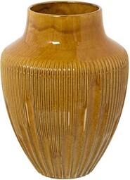 Alexandra House Living Wazon ceramiczny błyszczący żółty 18