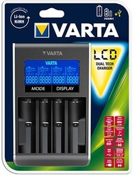 Ładowarka akumulatorków Ni-MH VARTA LCD DUAL TECH CHARGER