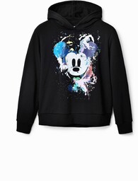 Bluza z motywem Myszki Miki z efektem plam