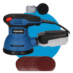 Szlifierka mimośrodowa 300 W 12 Papierów 125mm Blaupunkt