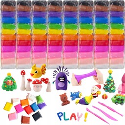 96 szt PLASTELINA MAGICZNA SENSO GLINA POLIMEROWA PIANKOWA