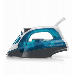 Żelazko Black+Decker BXIR2200E parowe stalowa stopa mocne 2200W