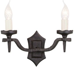 ELSTEAD LIGHTING Kinkiet RECTORY RY2B-BLACK oprawa w kolorze