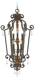 Lampa kryształowa wisząca MARQUETTE QZ/MARQUETTE6/B Elstead