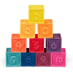 B. toys Zabawka dla niemowląt, miękkie klocki
