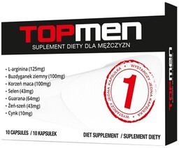 TOPMEN na erekcję 10 kaps. 021025