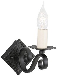 ELSTEAD LIGHTING Kinkiet RECTORY RY1A-BLACK oprawa w kolorze