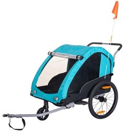 PROFEX Przyczepka rowerowa Jogger 2w1 93500 55kg Pasy