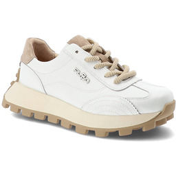 Filippo Białe Sneakersy Wygodne Buty Damskie Na Platformie