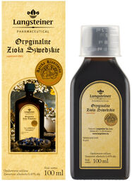 Langsteiner Oryginalne Zioła Szwedzkie, 100 ml