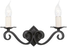 ELSTEAD LIGHTING Kinkiet RECTORY RY2A-BLACK oprawa w kolorze