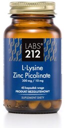 LABS212 L-Lysine Zinc Picolinate suplement diety 45 kapsułek
