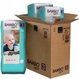 Pieluszki dla dzieci Bambo Nature 3 midi (4-8