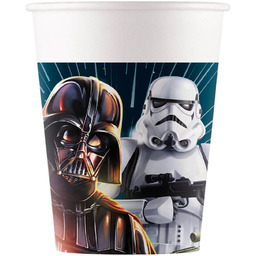 Kubeczki papierowe Star Wars - 200 ml -