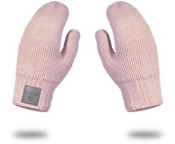 Rękawiczki damskie z jednym palcem WINTER pudrowy